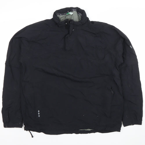 Pringle Golf Men's Black Medium Nylon Anorak Waterproof Jacket