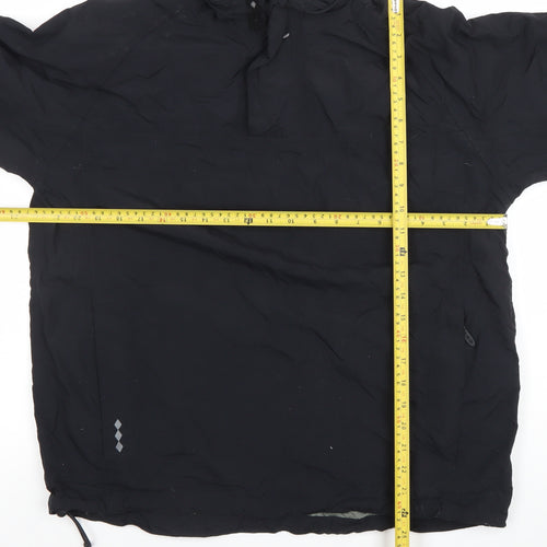 Pringle Golf Men's Black Medium Nylon Anorak Waterproof Jacket