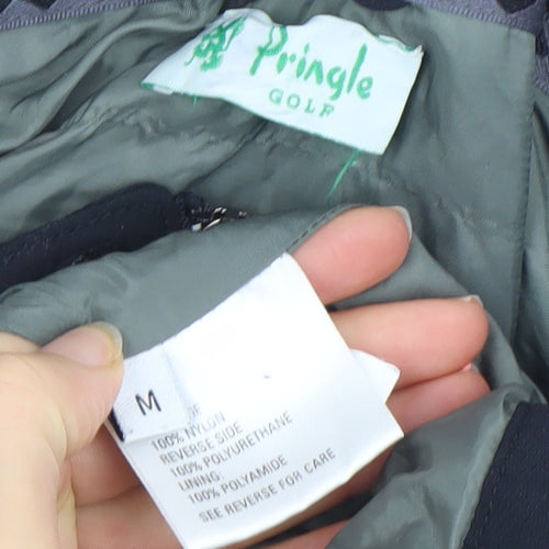 Pringle Golf Men's Black Medium Nylon Anorak Waterproof Jacket