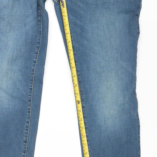 Topman Men Blue Slim Stretch Denim Jeans W30 L32 Classic Casual