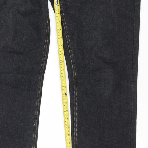 Original Denim Men's Blue Straight Jeans 30R Cotton Blend