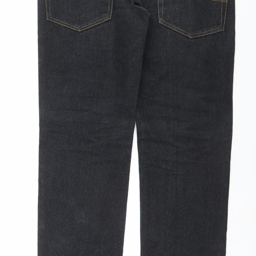 Original Denim Men's Blue Straight Jeans 30R Cotton Blend