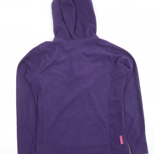 Mountain Warehouse Women’s Purple Fleece Hoodie UK 12 Half Zip