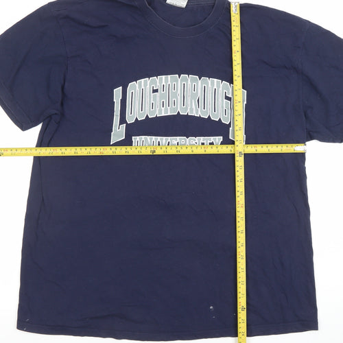Starworld Men's Blue XL Loughborough University Graphic T-Shirt