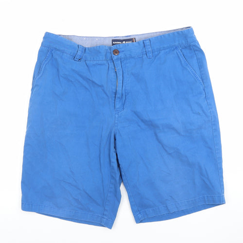 Raging Bull Men's Blue 38 Chino Shorts Cotton Casual Summer