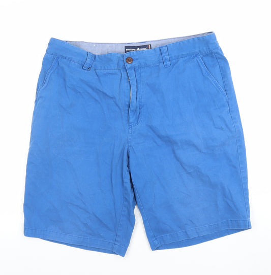 Raging Bull Men's Blue 38 Chino Shorts Cotton Casual Summer
