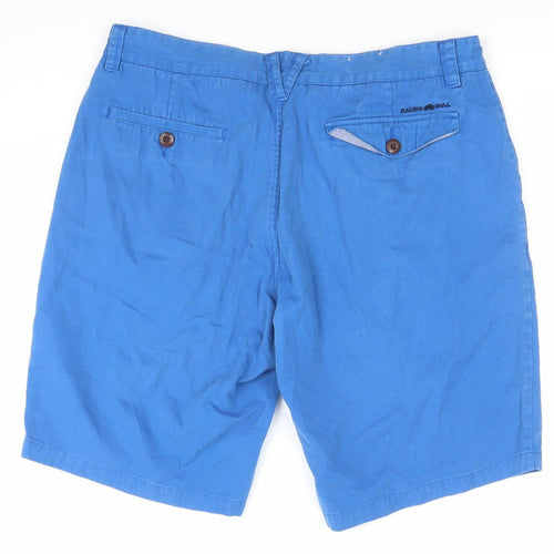 Raging Bull Men's Blue 38 Chino Shorts Cotton Casual Summer