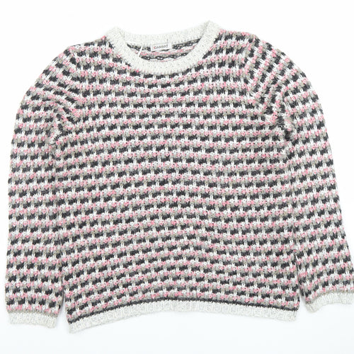 Damart Women’s Multicoloured Chunky Knit Jumper Size S 10/12