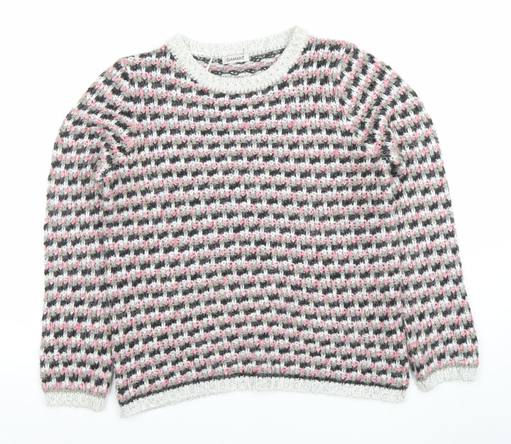 Damart Women’s Multicoloured Chunky Knit Jumper Size S 10/12