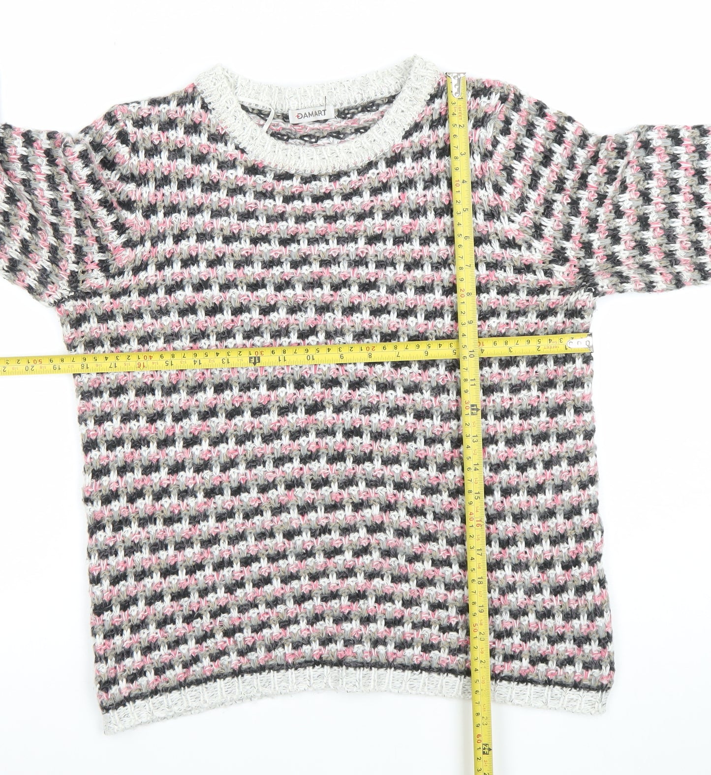 Damart Women’s Multicoloured Chunky Knit Jumper Size S 10/12