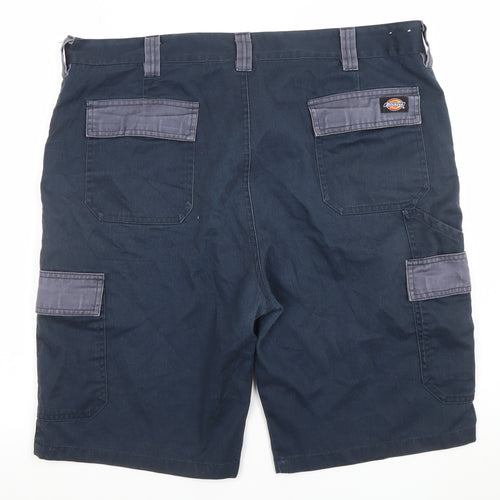 Dickies Mens Blue 38in Cargo Workwear Shorts