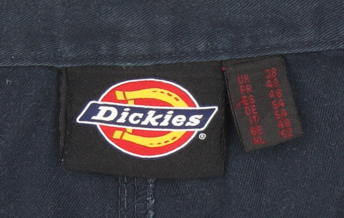 Dickies Mens Blue 38in Cargo Workwear Shorts