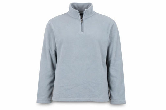 Front view of Fila Women Blue 1/2 Zip Fleece Pullover Sweatshirt, size 12