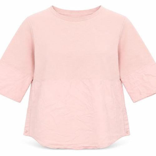 COS Womens Pink 3/4 Sleeve Cotton Blend Tunic Blouse XS