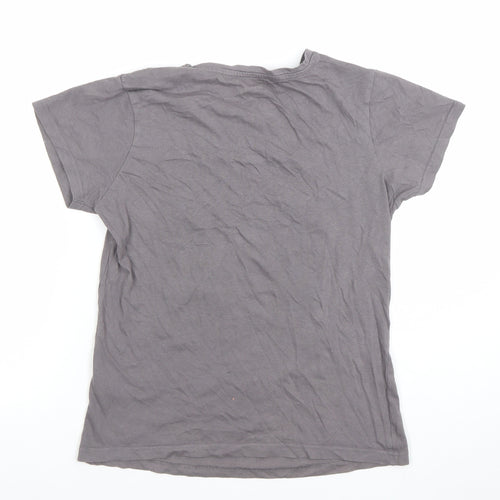 Disney Women’s Grey Mickey Mouse & Friends Cotton T-Shirt 2XS