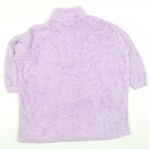 LOL Surprise Girls Purple Fleece Hooded Lounge Gown 9-12 Years
