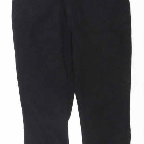 Dunnes Women Black Size 14 Straight Leg Stretch Jeans