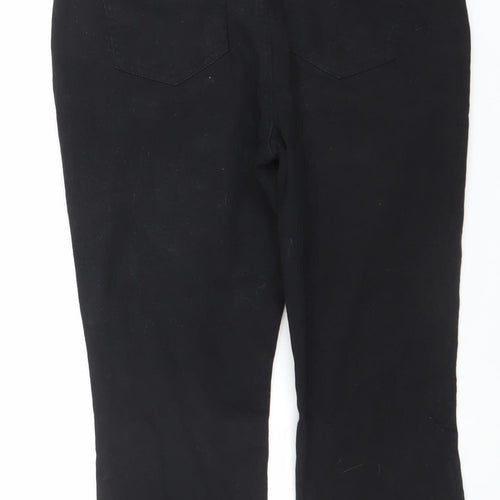 Dunnes Women Black Size 14 Straight Leg Stretch Jeans