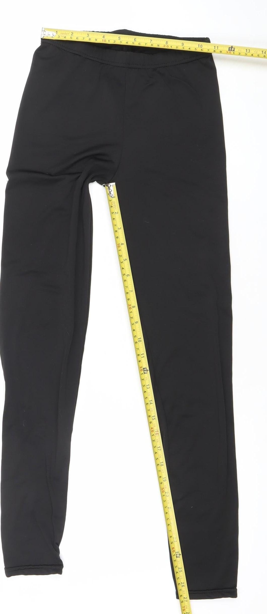 Outland Womens Black S Slim Fit Stretch Leggings