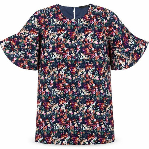 Tiffosi Women Multicoloured Floral Shift Dress M Knee Length