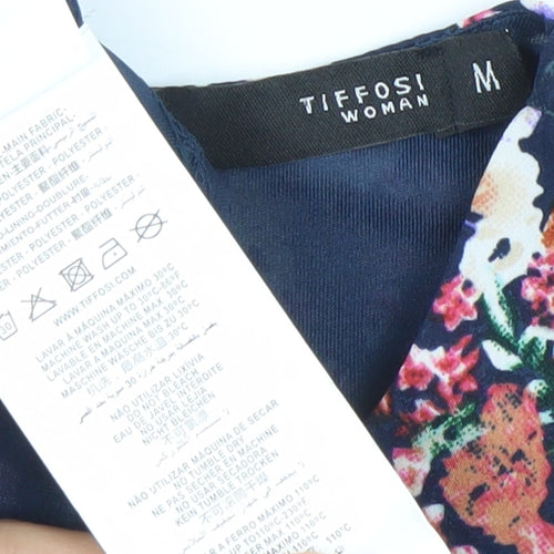 Tiffosi Women Multicoloured Floral Shift Dress M Knee Length