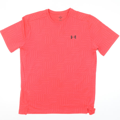 Under Armour Men's Red Short Sleeve Gym T-Shirt Size M