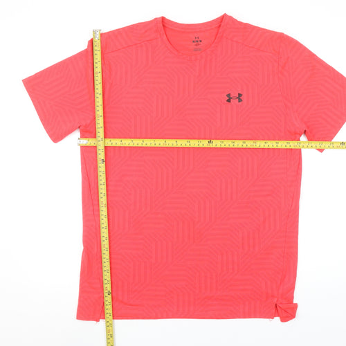 Under Armour Men's Red Short Sleeve Gym T-Shirt Size M
