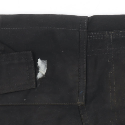 Fristads Kansas Men's Black Cargo Work Trousers Size 36 Tall Polyester Cotton