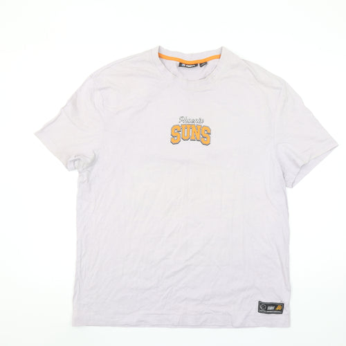 NBA Men’s White Phoenix Suns Graphic Sports T-Shirt Size L
