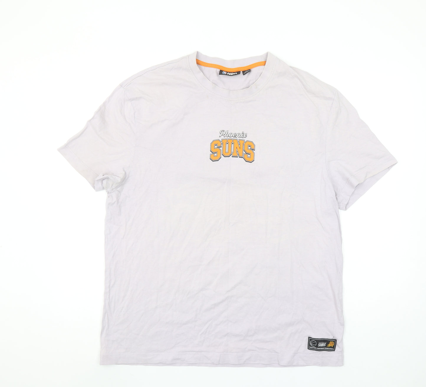 NBA Men’s White Phoenix Suns Graphic Sports T-Shirt Size L