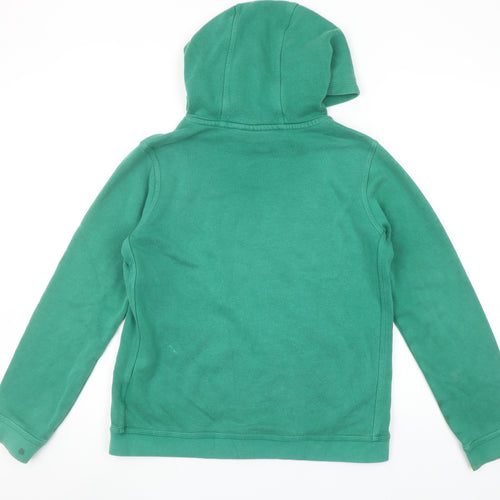 Nike Boys Green Pullover Hoodie XL 158-170cm Cotton Blend Kangaroo Pocket