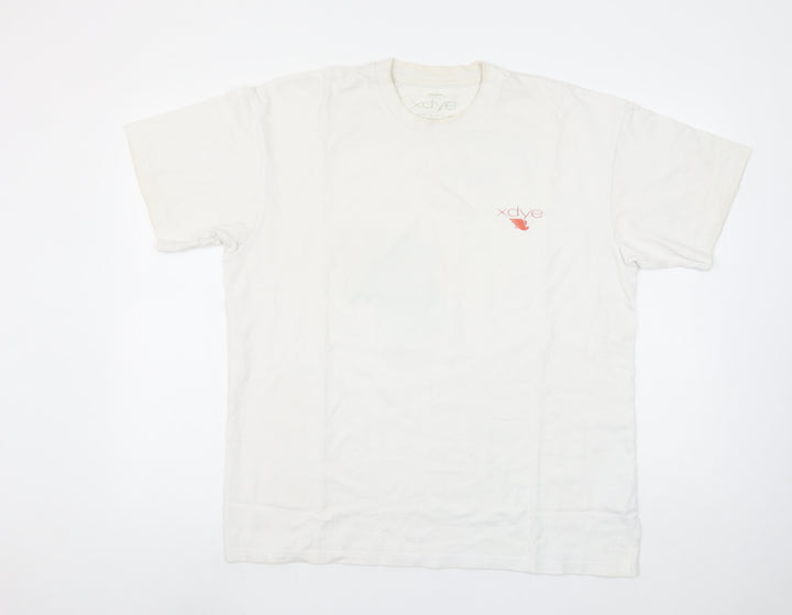 Pull&Bear XDYE White Graphic Print Men's M T-Shirt