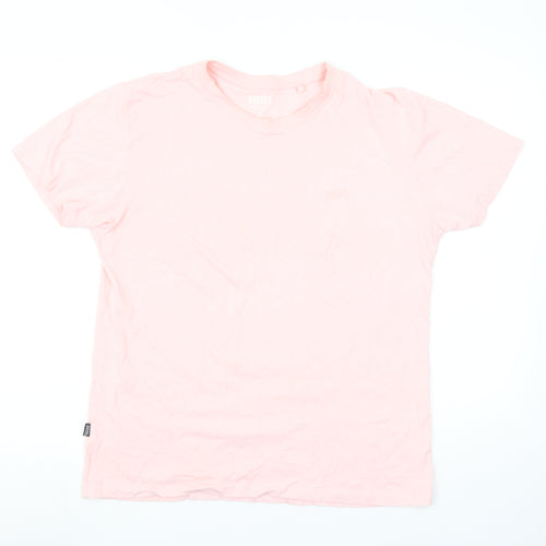Diesel Men's Pink Cotton Crew Neck Short Sleeve T-Shirt Size S