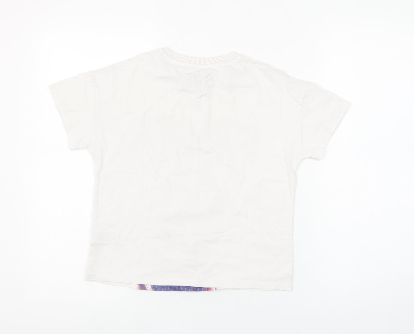 Marks and Spencer Girls White Stranger Things T-Shirt 9-10 Years Cotton