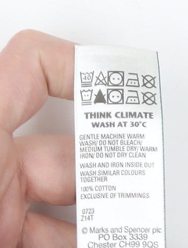 Marks and Spencer Girls White Stranger Things T-Shirt 9-10 Years Cotton