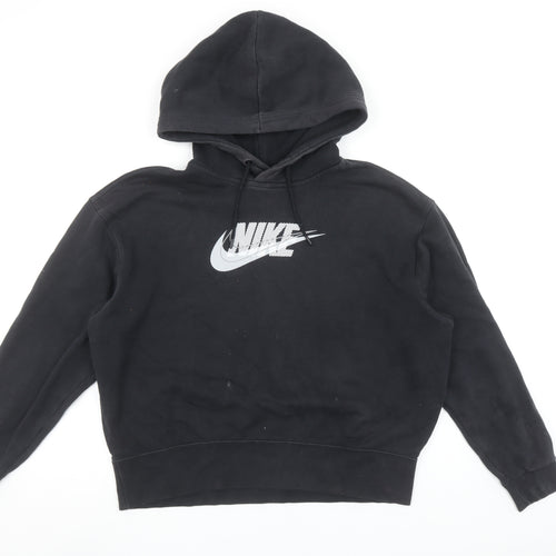 Nike Men's Black Pullover Hoodie Size S Sports Fleece Sweatshirt