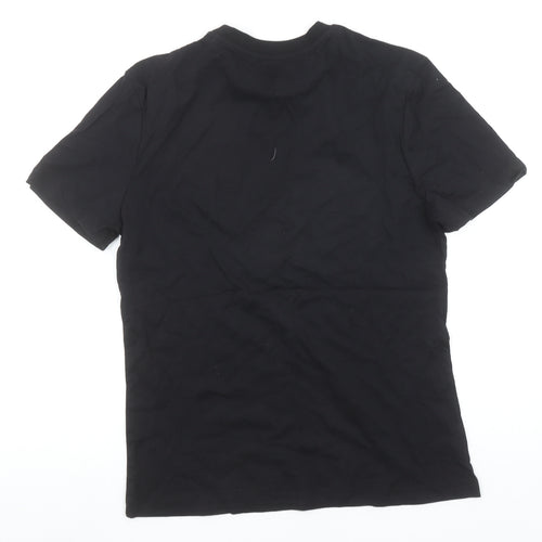 Marvel Men's Black Short Sleeve Cotton Graphic Logo T-Shirt Size S