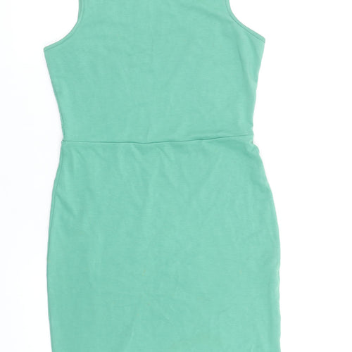 EDC Women's Green Sleeveless Bodycon Dress Size S