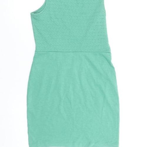 EDC Women's Green Sleeveless Bodycon Dress Size S