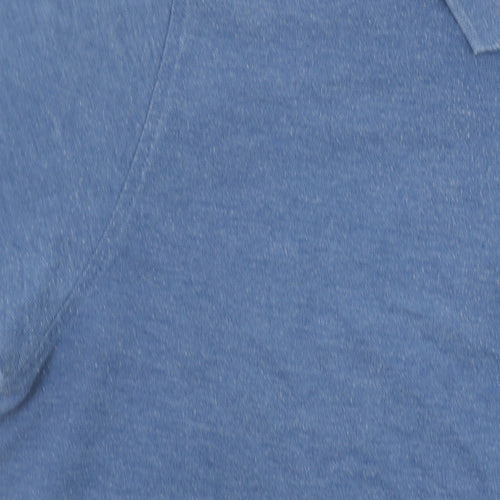 James Pringle Men's Blue Cotton Short Sleeve Polo Shirt M