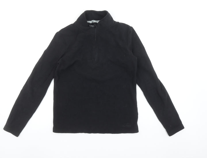 Peter Storm Womens Black Fleece Pullover Sweatshirt Size 12