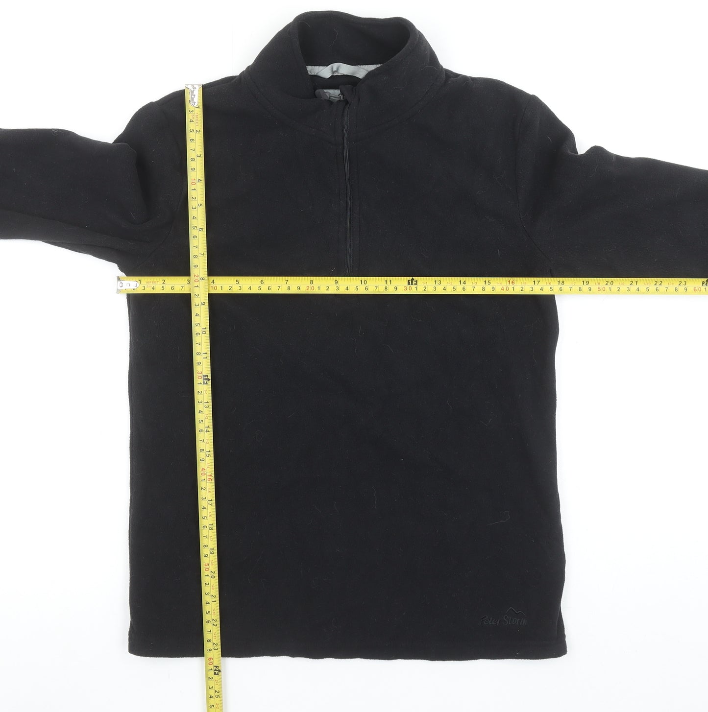 Peter Storm Womens Black Fleece Pullover Sweatshirt Size 12