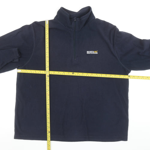 Regatta Great Outdoors Men's Navy 1/2 Zip Fleece Sweatshirt XL