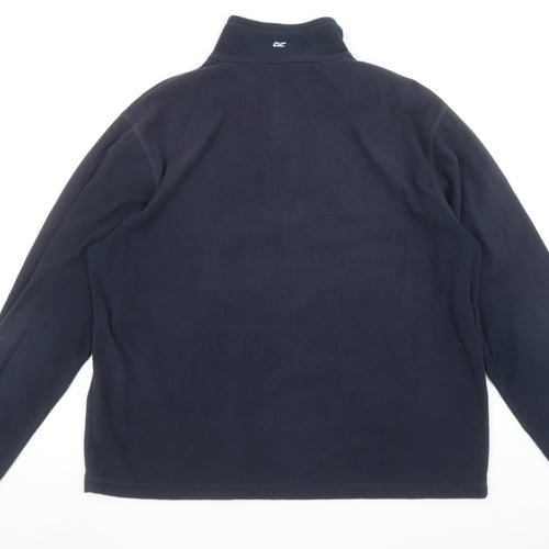 Regatta Great Outdoors Men's Navy 1/2 Zip Fleece Sweatshirt XL