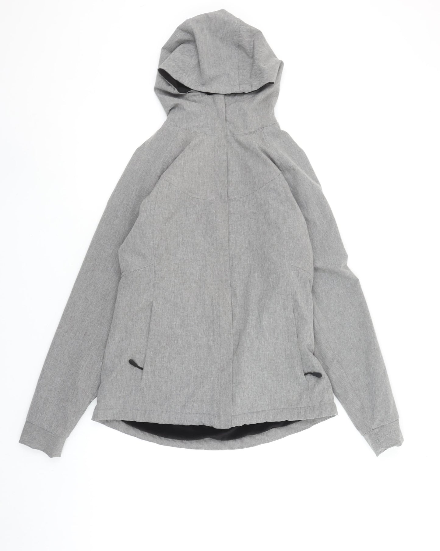 Kirkland Signature Women's Grey Softshell Hooded Jacket Size S