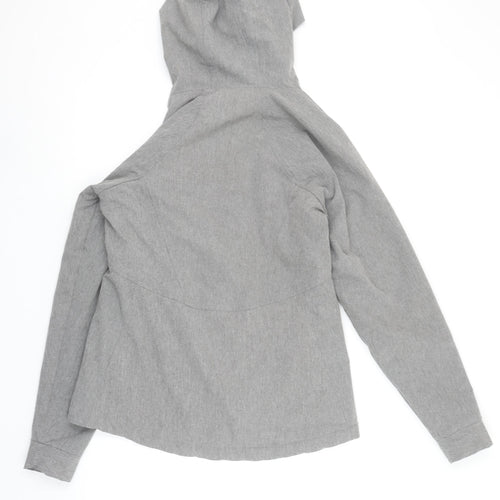 Kirkland Signature Women's Grey Softshell Hooded Jacket Size S