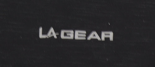 LA Gear Women’s Black Size 18 Short Sleeve V-Neck Basic T-Shirt