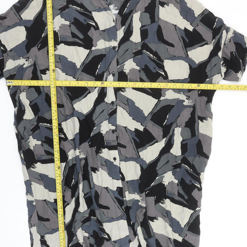 Kin Women’s Multicoloured Geometric Shift Dress Size 14