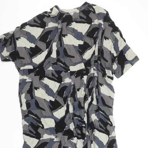 Kin Women’s Multicoloured Geometric Shift Dress Size 14