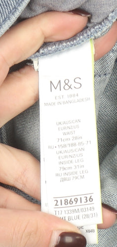 Marks and Spencer Men’s Blue Slim Fit Jeans W28 L31 Denim